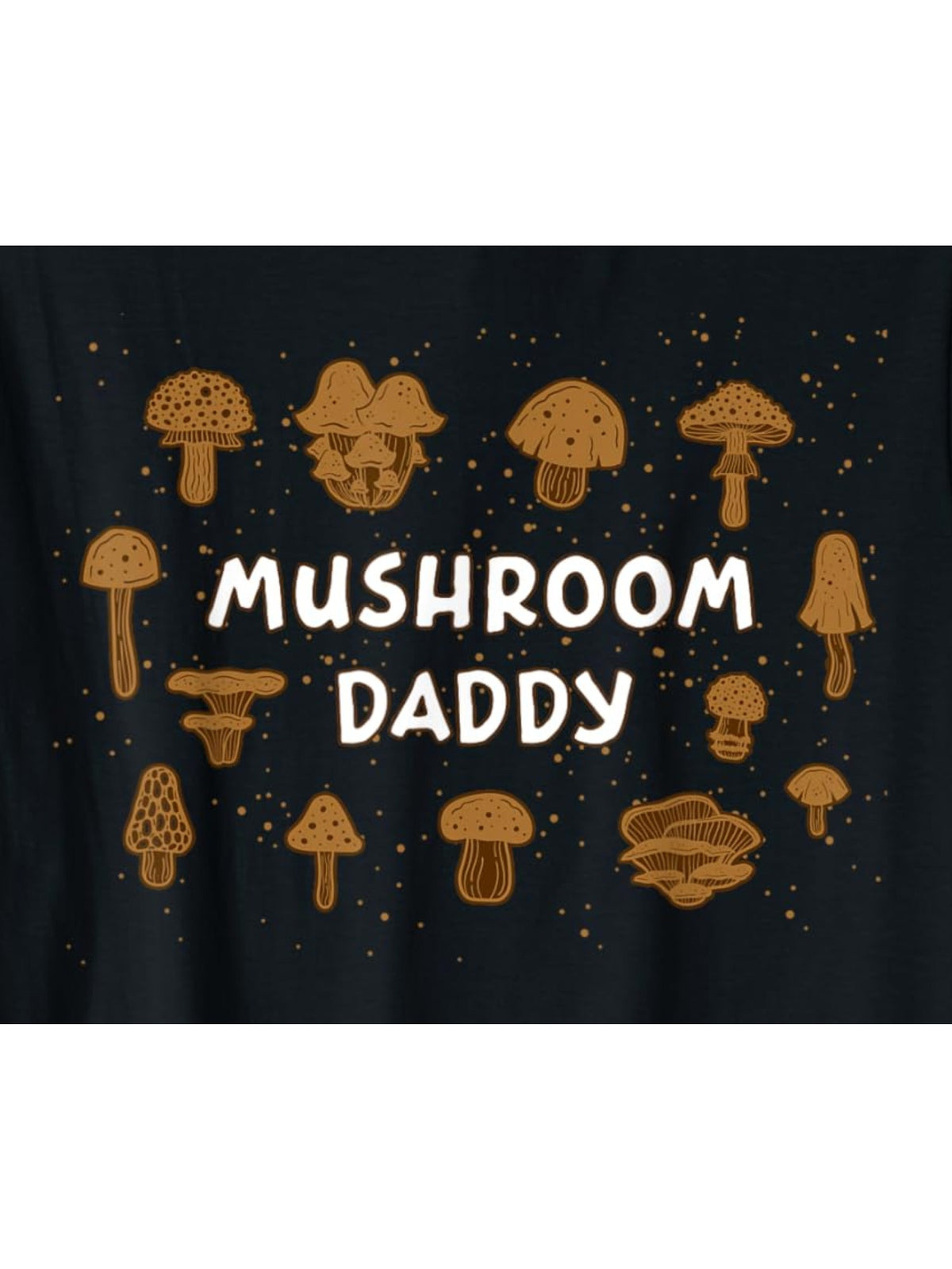 Mushroom Daddy Retro Trendy Printed T-shirt, Men'S Casual and Comfortable T-shirt Summer, Men'S Short-sleeved Top for Everyday Activities Birthday Gift to Men