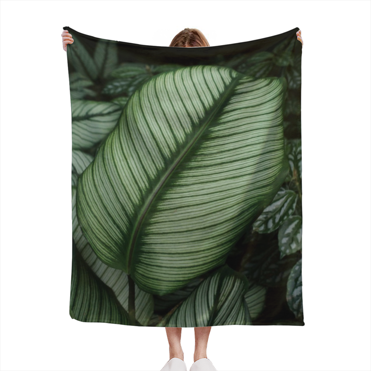 Contemporary Printed Throw Blanket ¨C Abstract Graphic Cozy Home Blanket