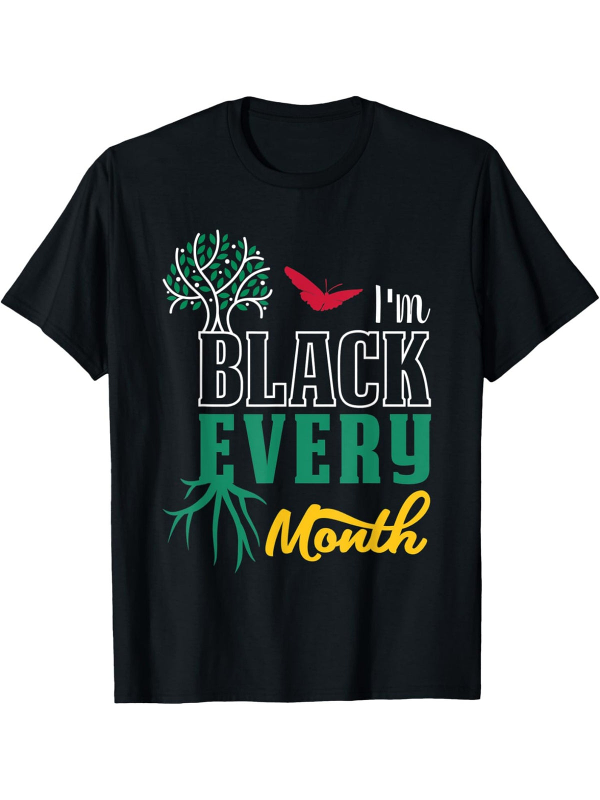 Black History Month Retro Trendy Printed T-shirt, Men'S Casual and Comfortable T-shirt Summer, Men'S Short-sleeved Top for Everyday Activities Birthday Gift To Men