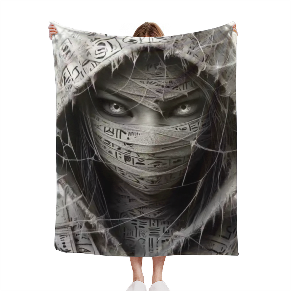 Dewdrop Sanctuary Pastel Multicolor Modern Art Flannel Throw Blanket