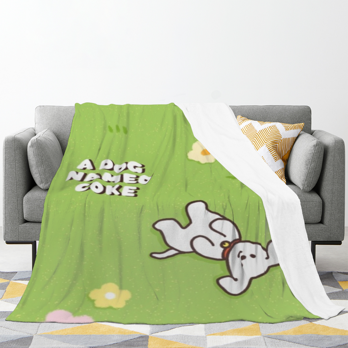 Flannel Throw Blanket with Radiant Sanctuary Cozy Cottage Artwork