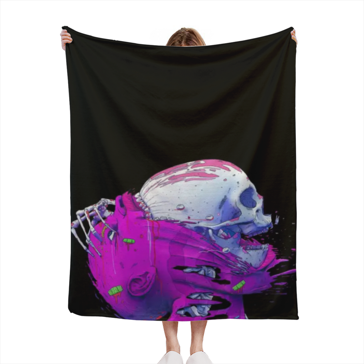 Twilight Cove Lightweight Flannel Throw in Dusty Lilac