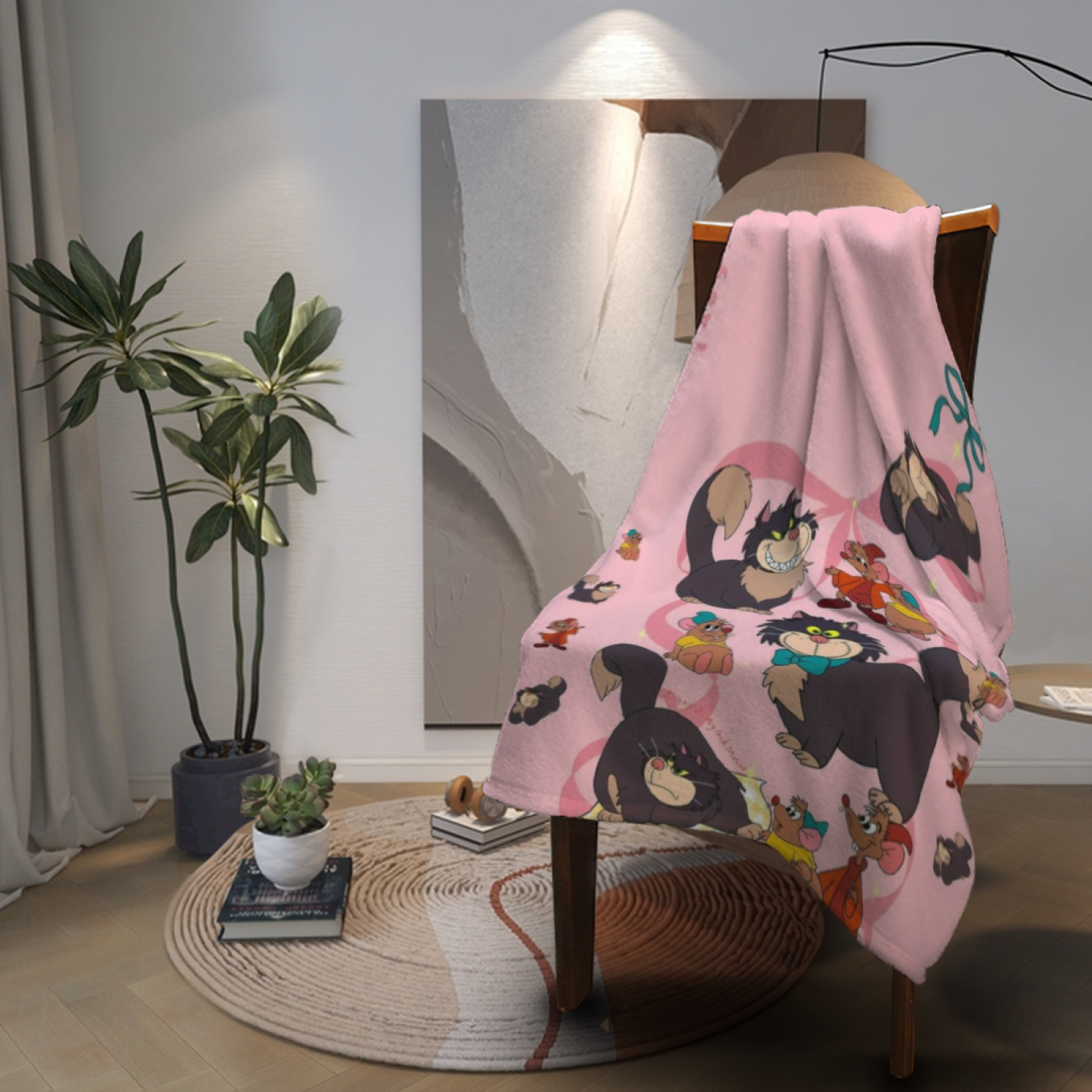 Colorful Decorative Pattern Throw Blanket ¨C Stylish Modern Cozy Home Blanket