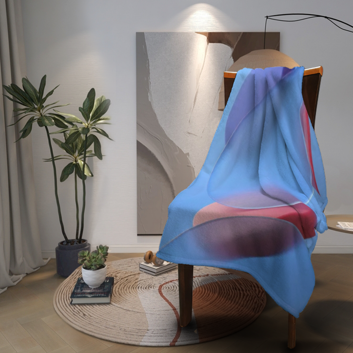 Copper & Mirage Playful Graphic All-Season Flannel Blanket