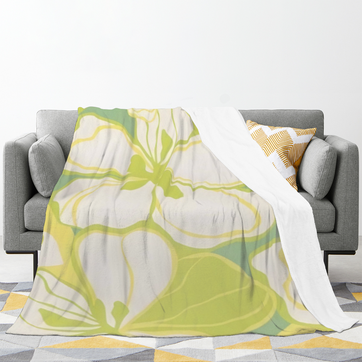 Dawn Muse Pastel Multicolor Art Soft Flannel Blanket