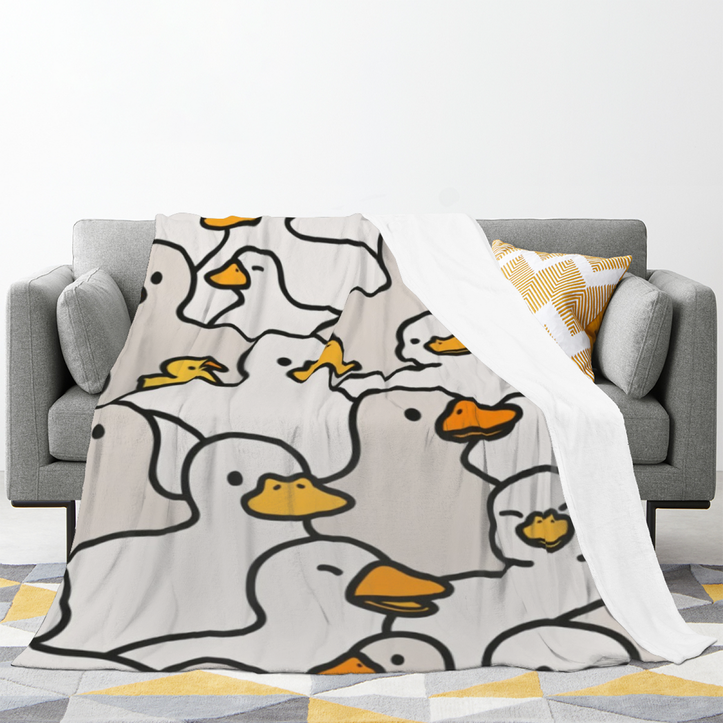 Decorative Contemporary Throw Blanket ¨C Artistic Graphic Printed Home Blanket