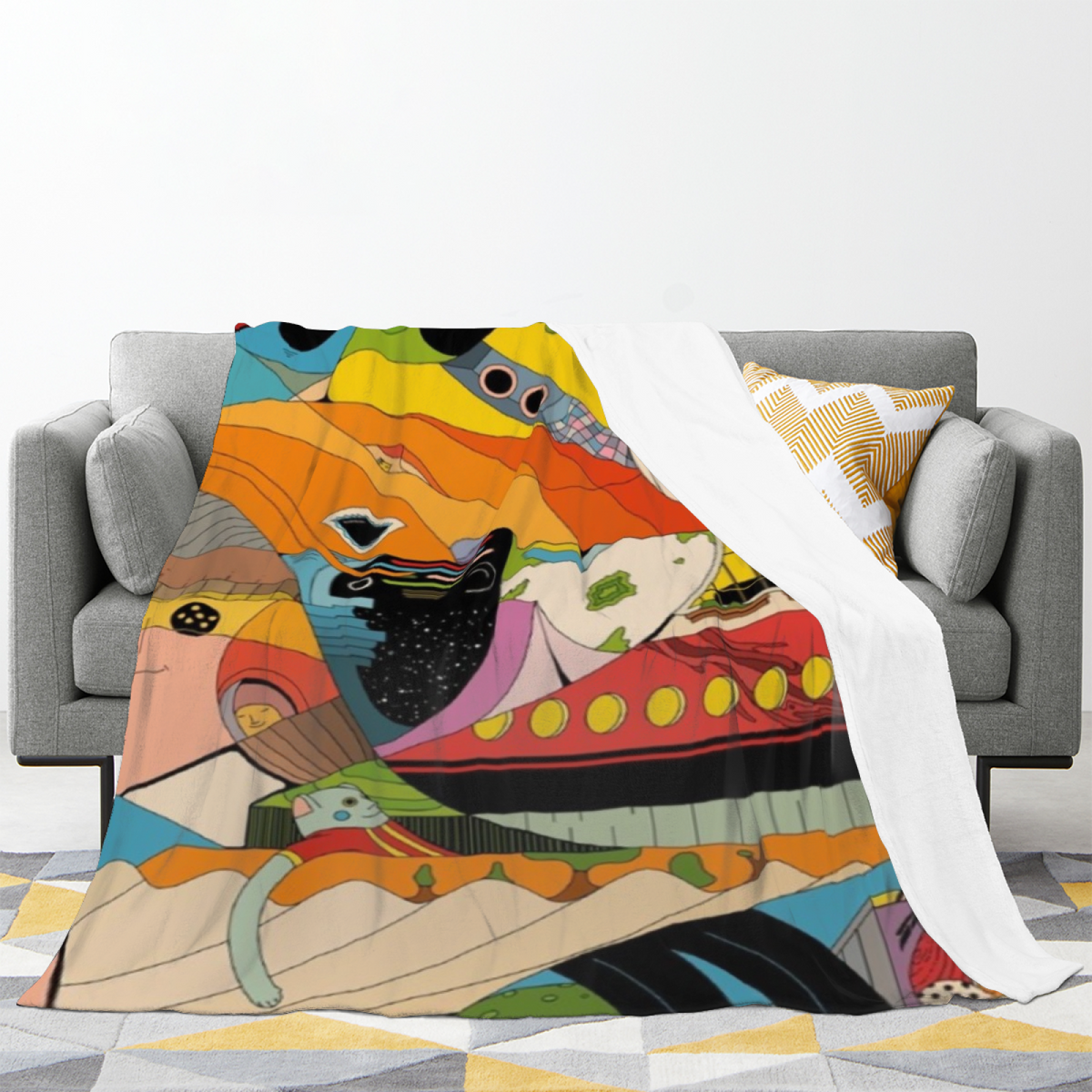 Soft Minimalist Plush Flannel Throw ¨C Copper Wonder Collection