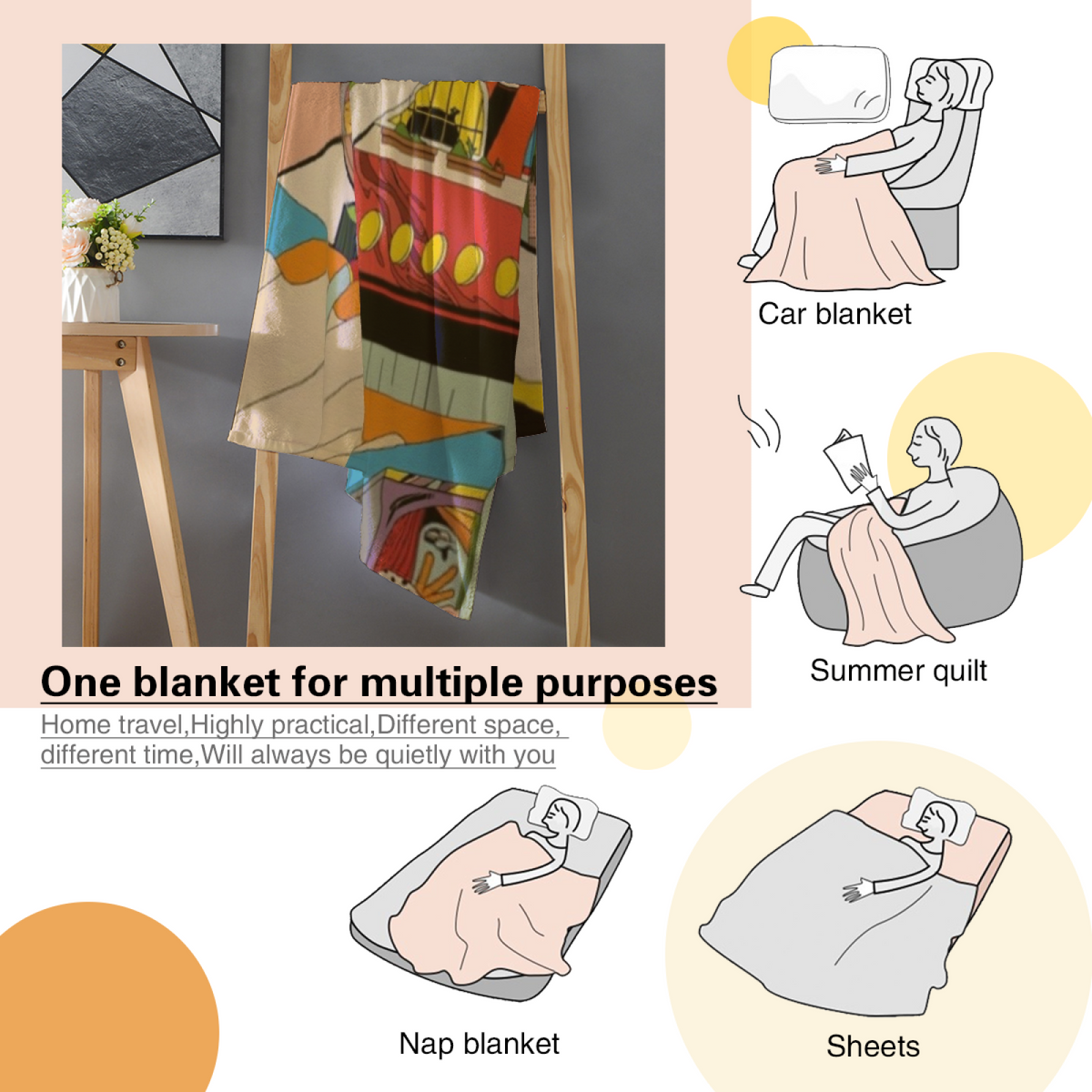 Soft Minimalist Plush Flannel Throw ¨C Copper Wonder Collection