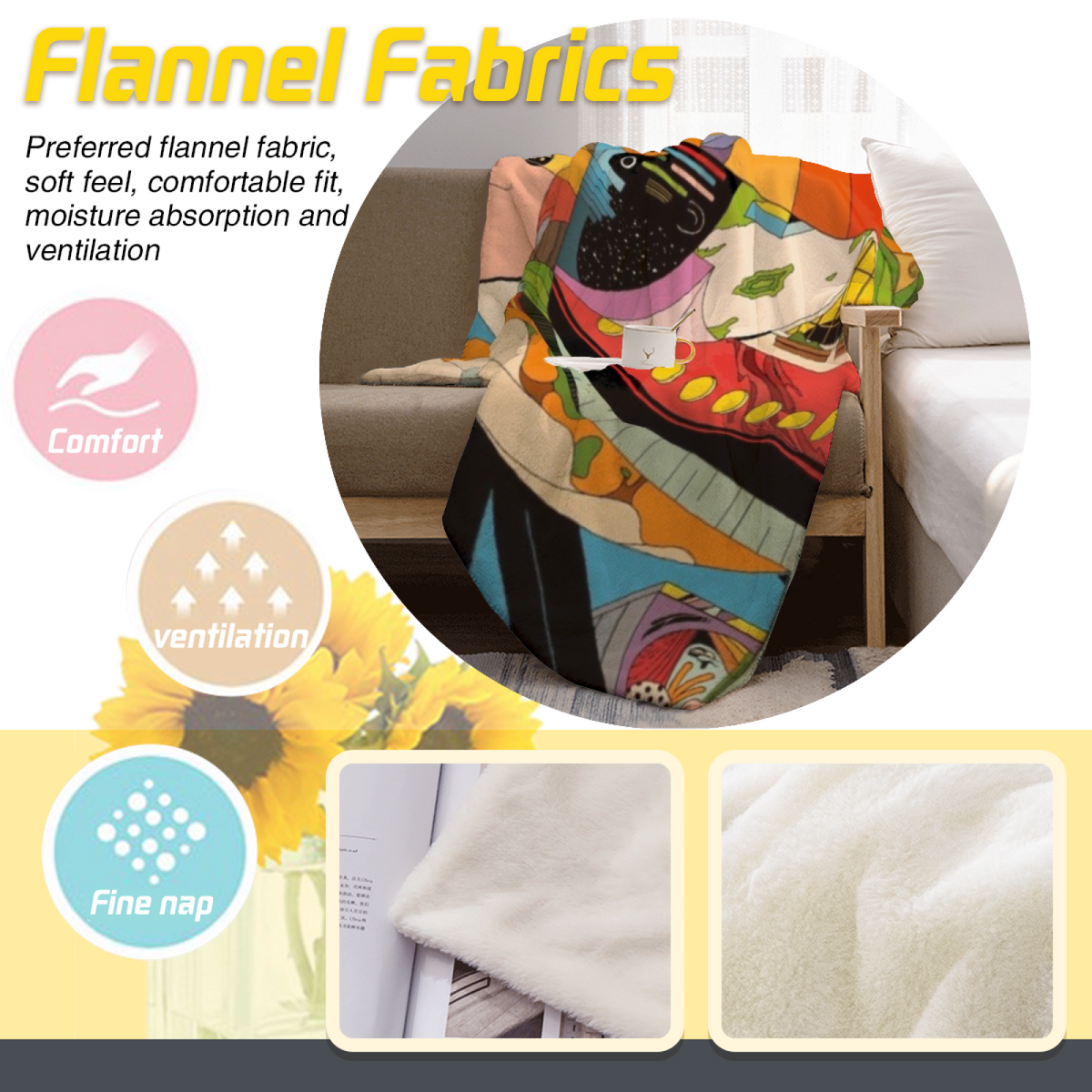 Soft Minimalist Plush Flannel Throw ¨C Copper Wonder Collection