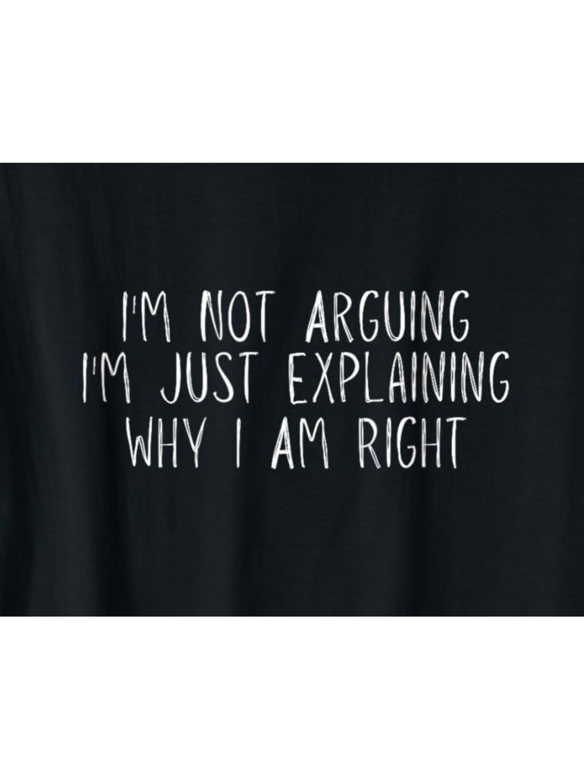 Men's Retro 'I'm Not Arguing, I'm Just Explaining Why I'm Right' Printed T-Shirt - Casual Comfortable Cotton Tee for Summer, Short-Sleeved Round Neck Top for Daily Activities, Birthday Gift, Retro Trendy, Everyday Activities