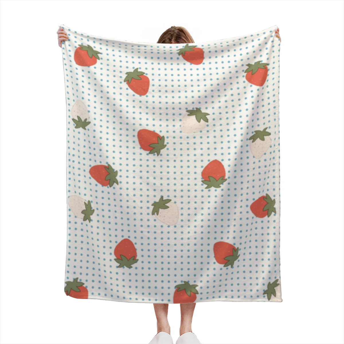 Youthful Island Sketch All-Season Flannel Blanket