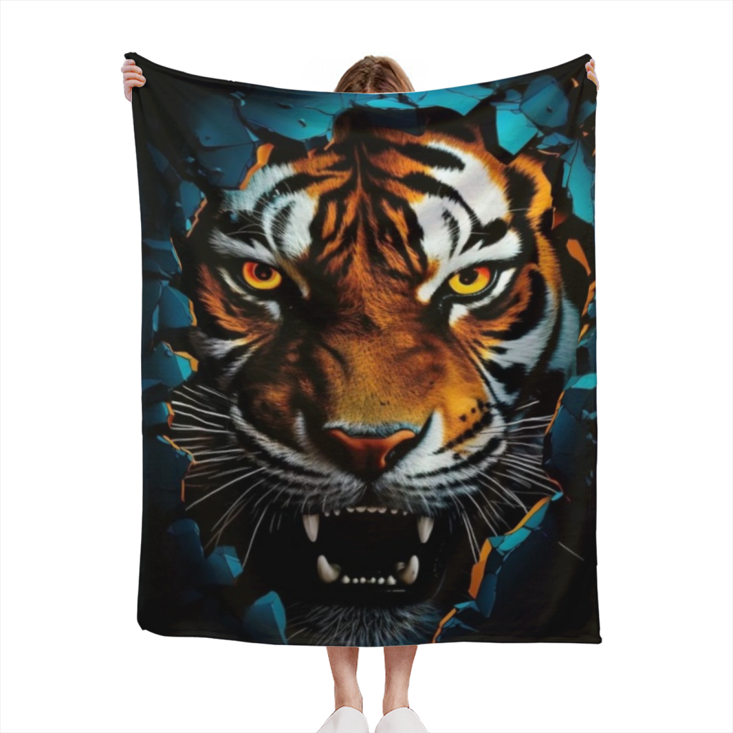 Graphic Pattern Throw Blanket ¨C Stylish Artistic Contemporary Cozy Blanket