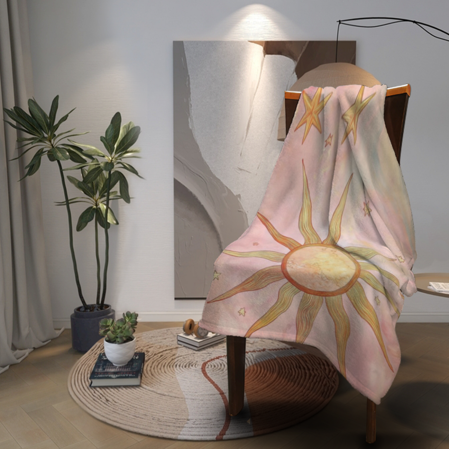 Modern Colorful Pattern Throw Blanket ¨C Artistic Decorative Cozy Home Blanket