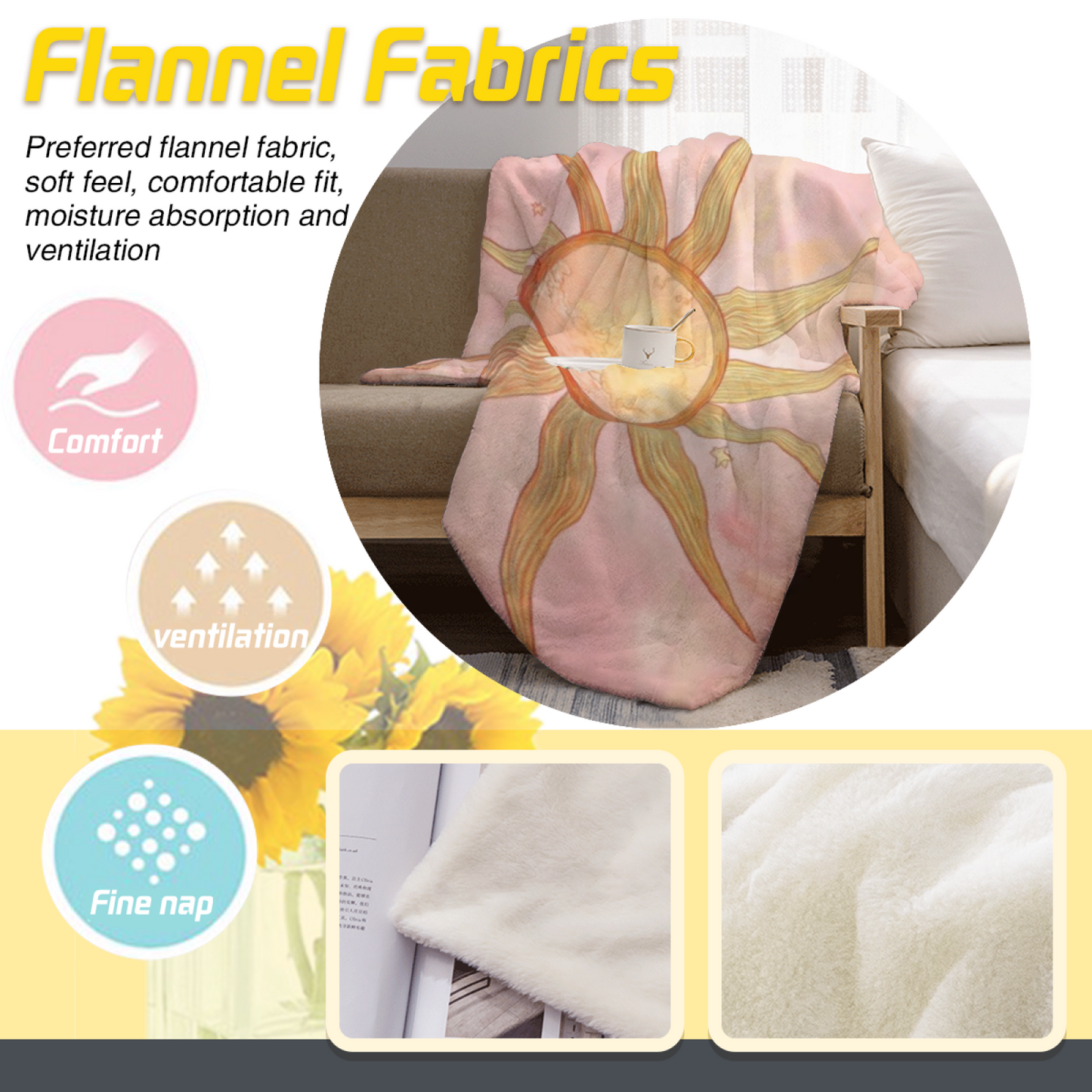 Modern Colorful Pattern Throw Blanket ¨C Artistic Decorative Cozy Home Blanket