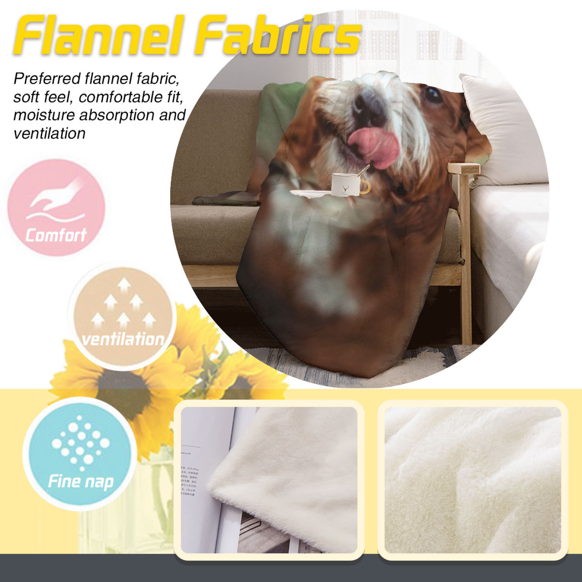 Rich Multicolor Festival Wonder Lightweight Flannel Throw ¨C Contemporary Pattern