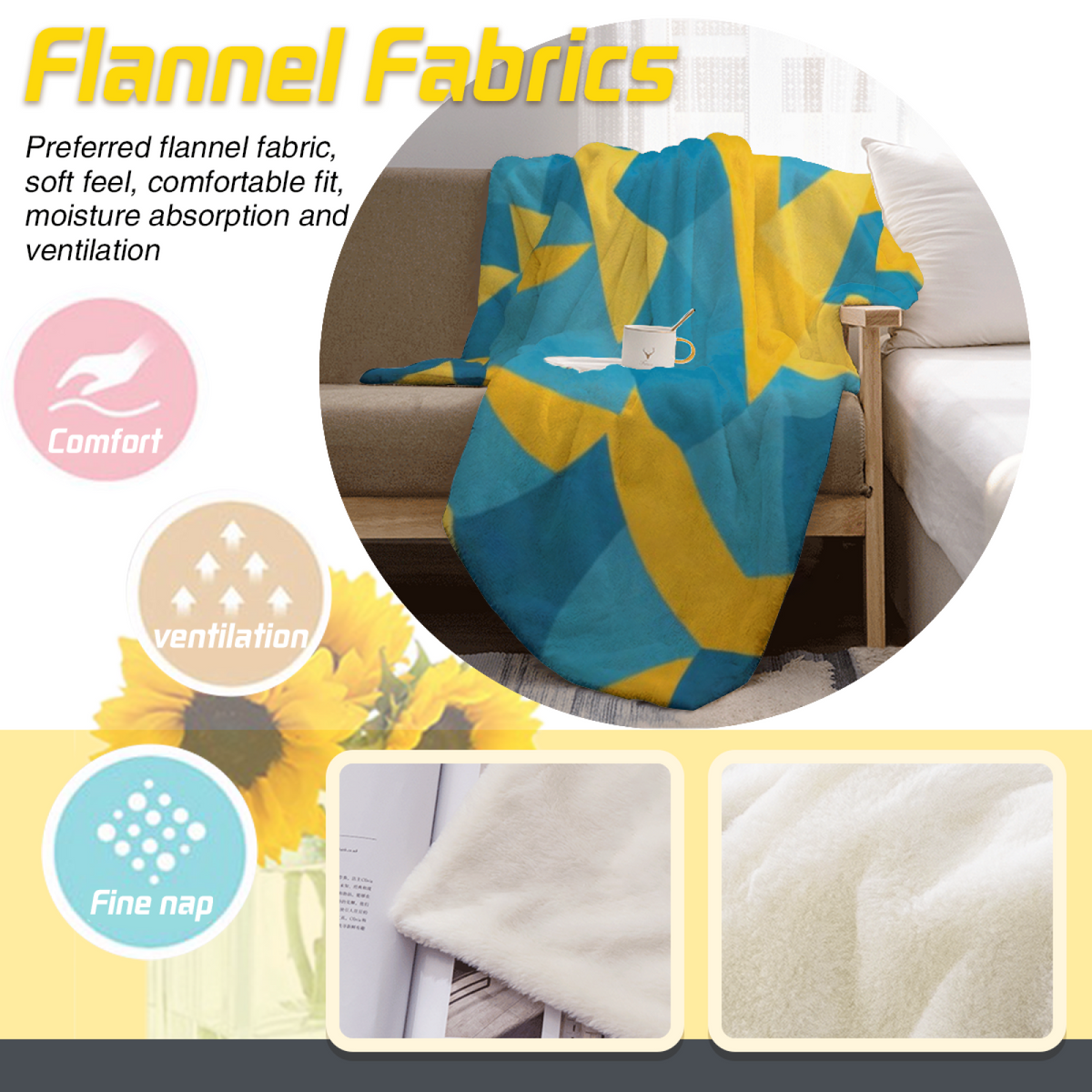 Harvest Thicket Home Accent Soft Flannel Blanket ¨C Warm Coral