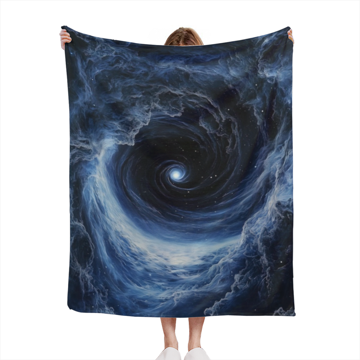 Deep Ocean Wildwood Tapestry Soft Flannel Blanket ¨C Contemporary Pattern
