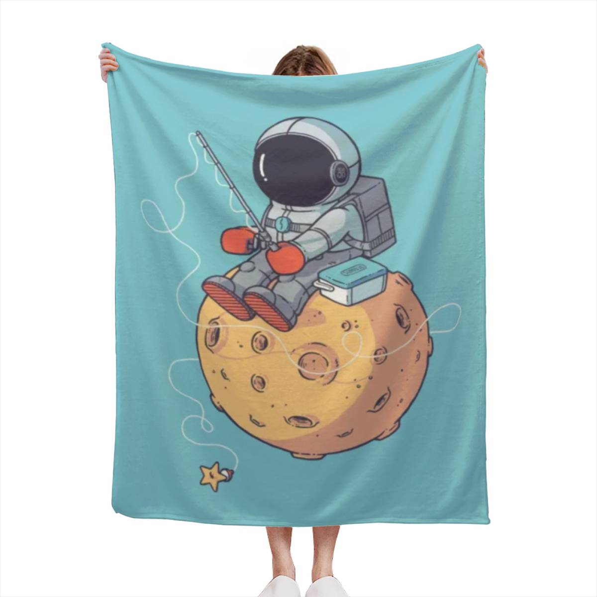 Soft Minimalist All-Season Flannel Blanket ¨C Marigold Solstice Collection