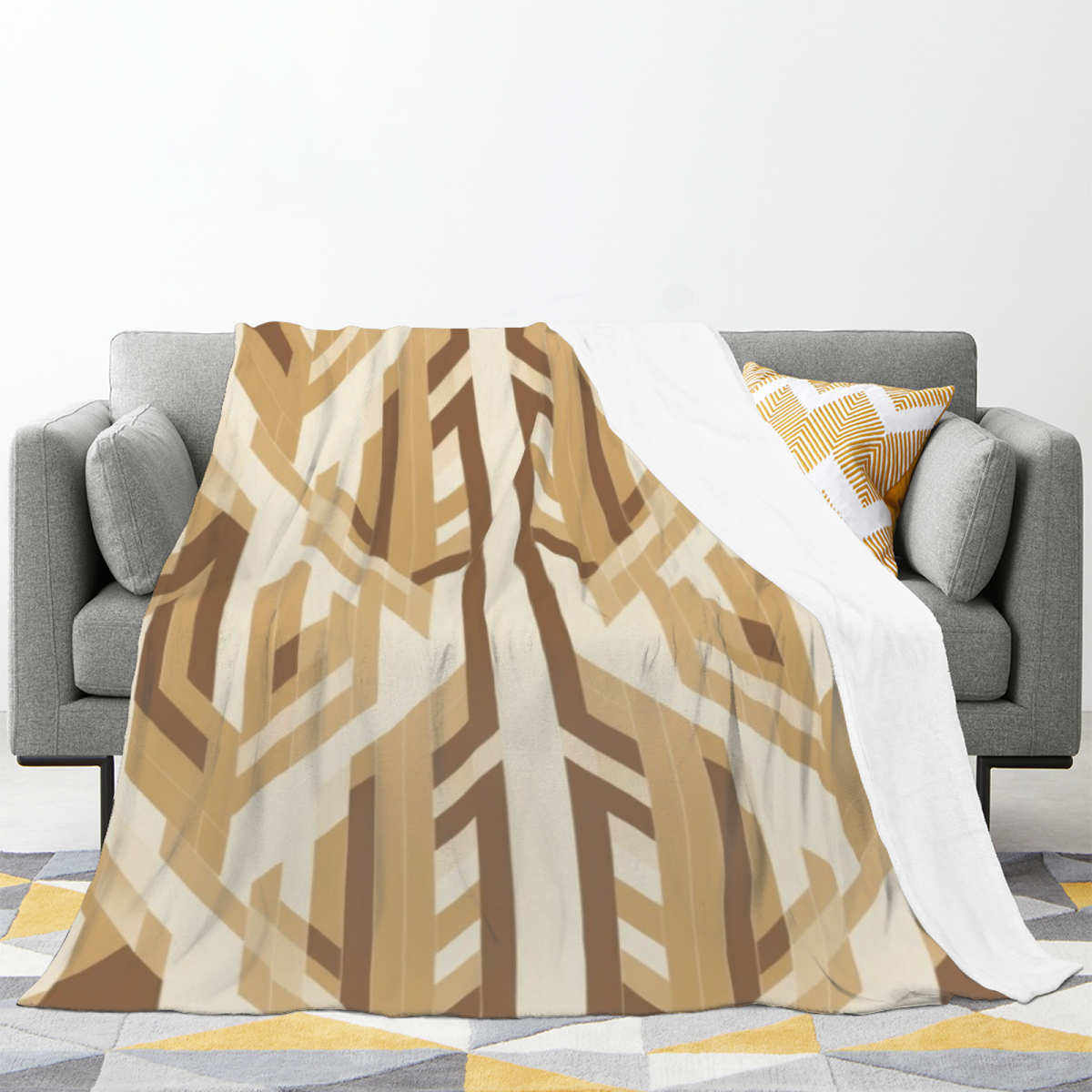 Serene Jubilee Lightweight Flannel Throw in Dusty Lilac