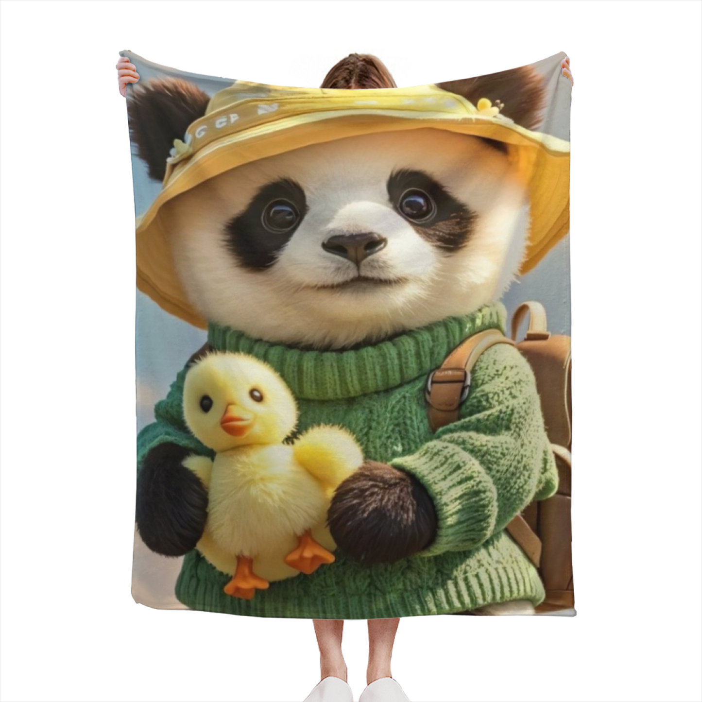 Colorful Modern Art Throw Blanket ¨C Contemporary Printed Home Decor Blanket