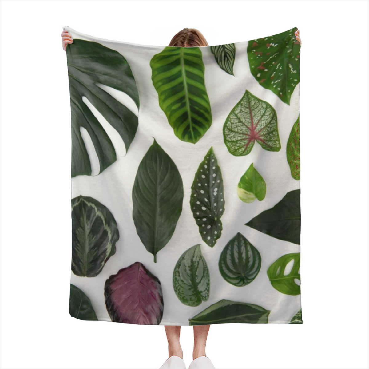 Soft Minimalist Plush Flannel Throw ¨C Celestial Lagoon Collection