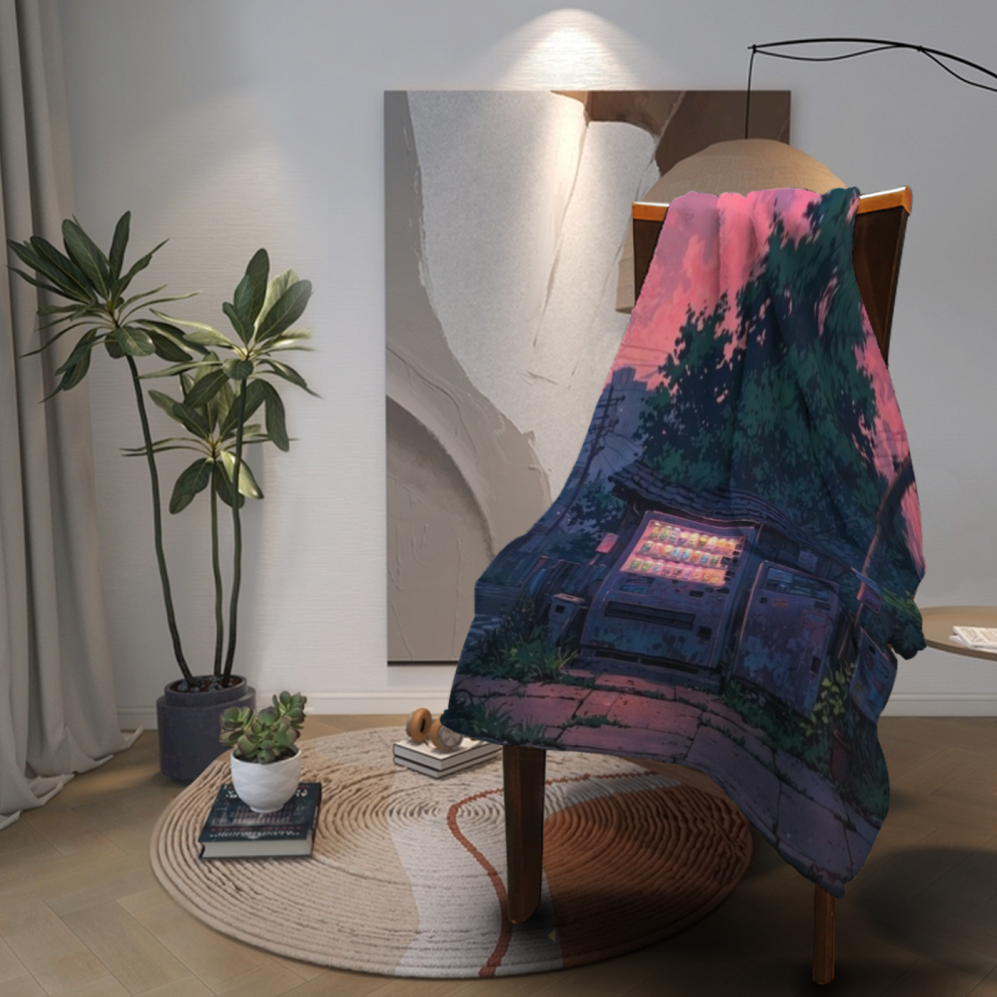 Modern Artistic Throw Blanket ¨C Abstract Decorative Printed Home Blanket