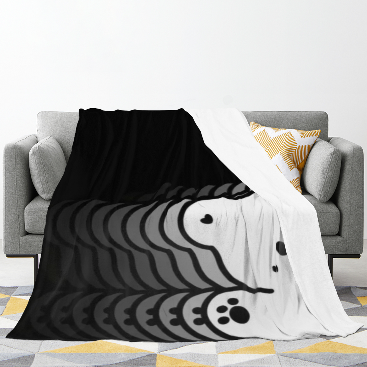 Riverstone Daydream Inspired Cozy Flannel Bed Blanket ¨C Earthy Neutral Palette