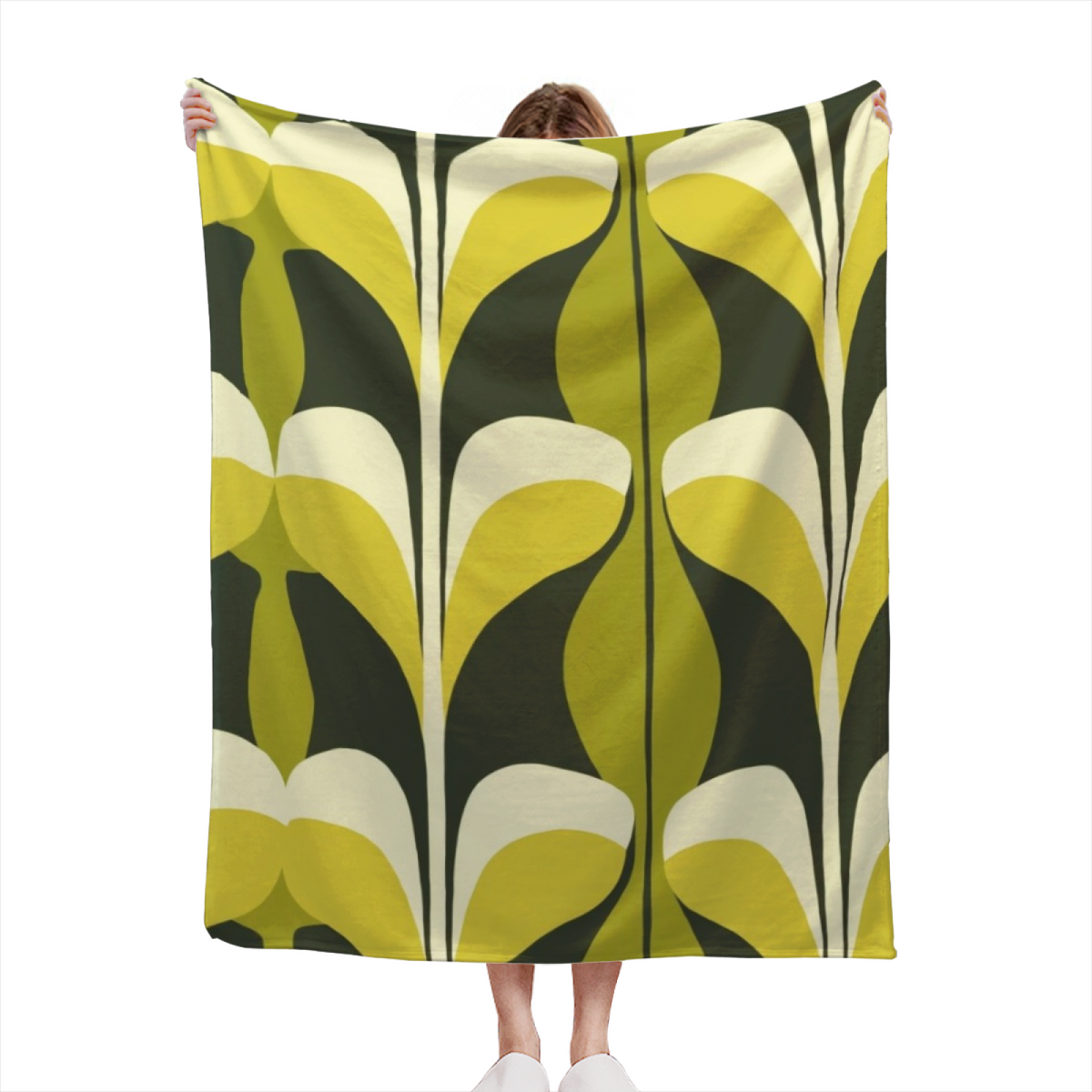 Soft Minimalist All-Season Flannel Blanket ¨C Opaline Mirage Collection