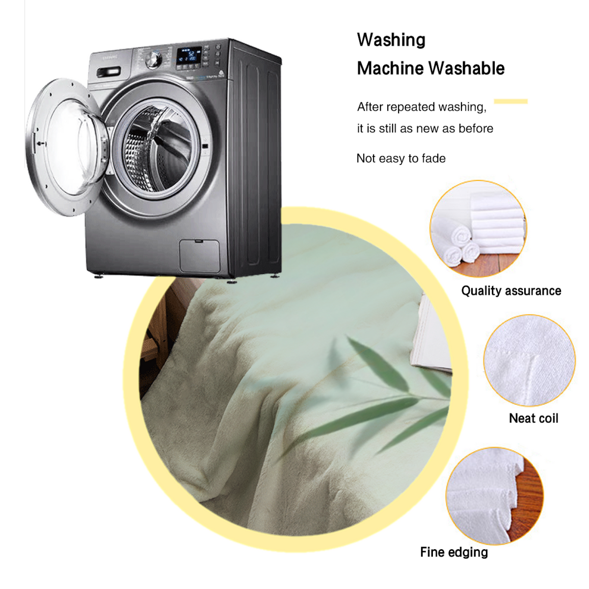 Watercolor & Rhapsody Playful Graphic Plush Flannel Throw