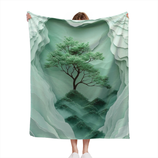 Colorful Artistic Graphic Throw Blanket ¨C Modern Decorative Cozy Home Blanket