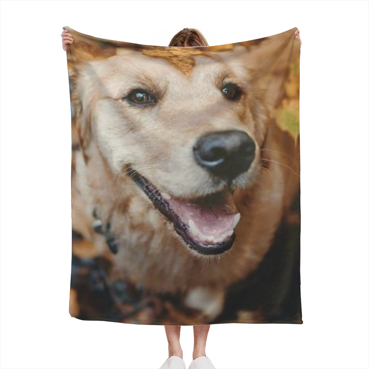 Dreamy Soft Neutral Harbor Serenade Plush Flannel Throw