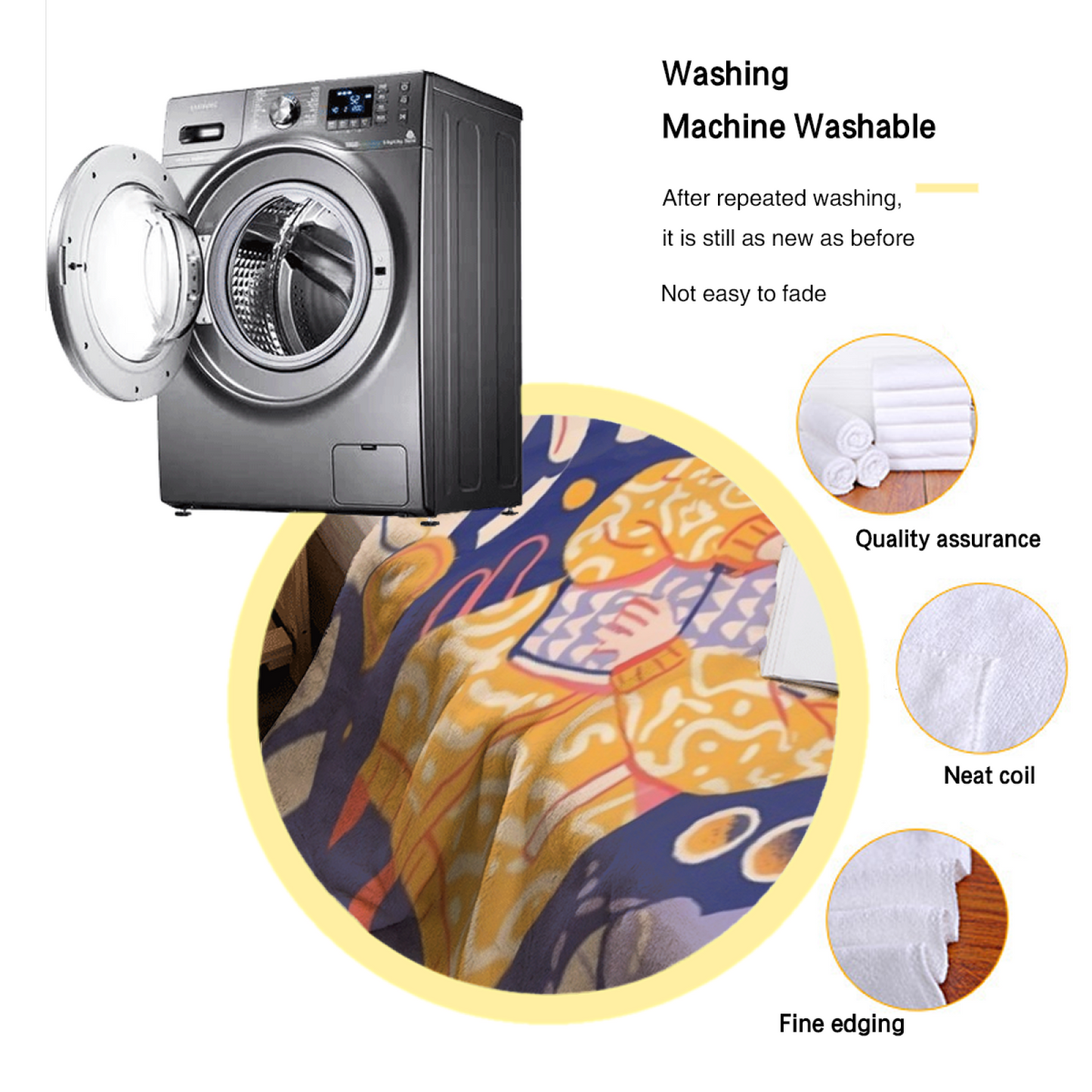 Colorful Modern Pattern Throw Blanket ¨C Decorative Cozy Home Blanket