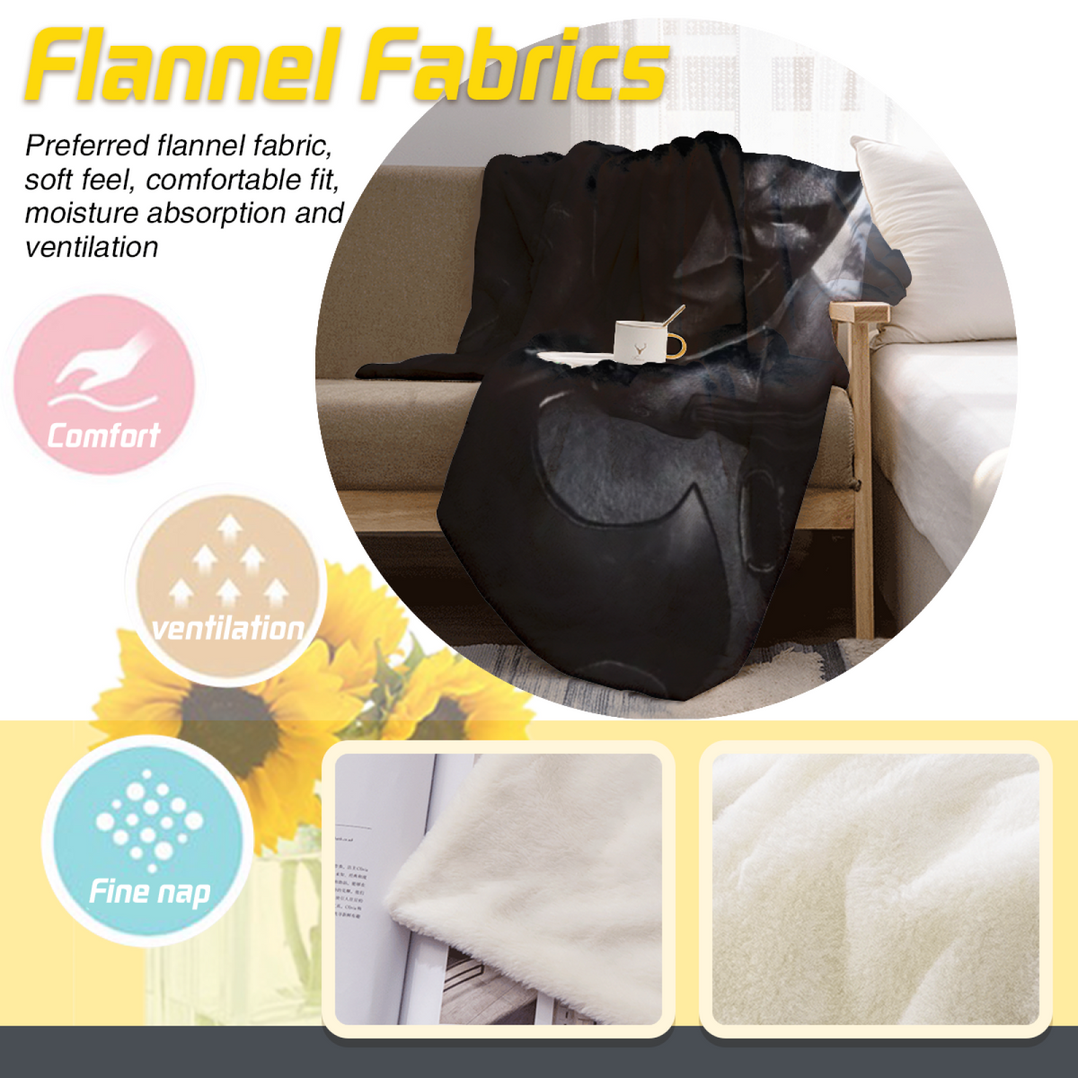 Earthy Neutral Cinnamon Mirage Lightweight Flannel Throw ¨C Contemporary Pattern