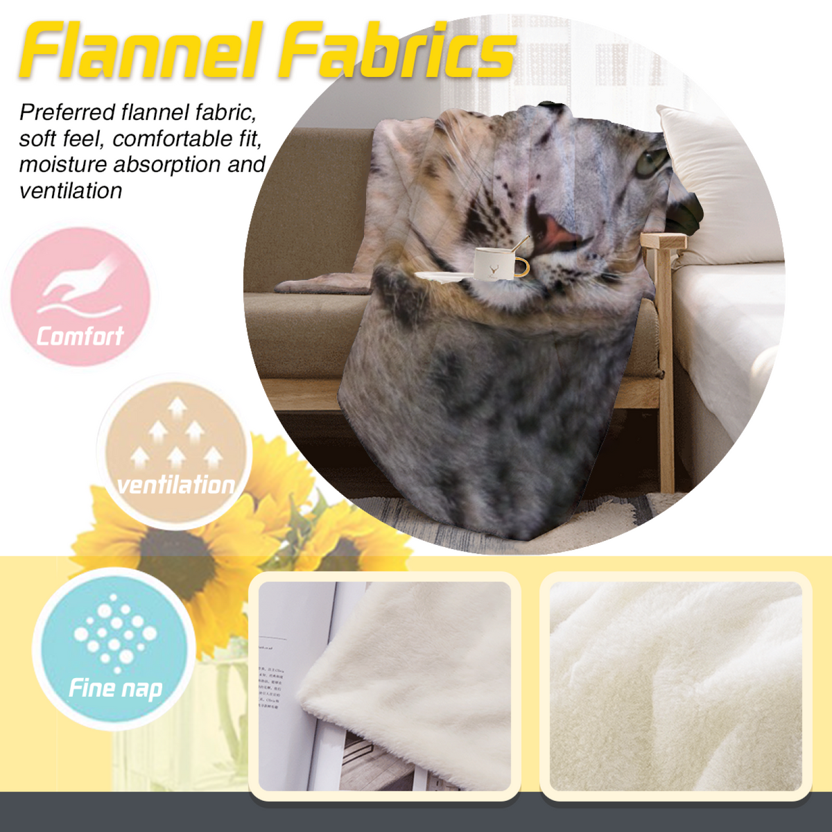 Starlit Lagoon Expressive Print Flannel Sofa Throw in Dusty Lilac