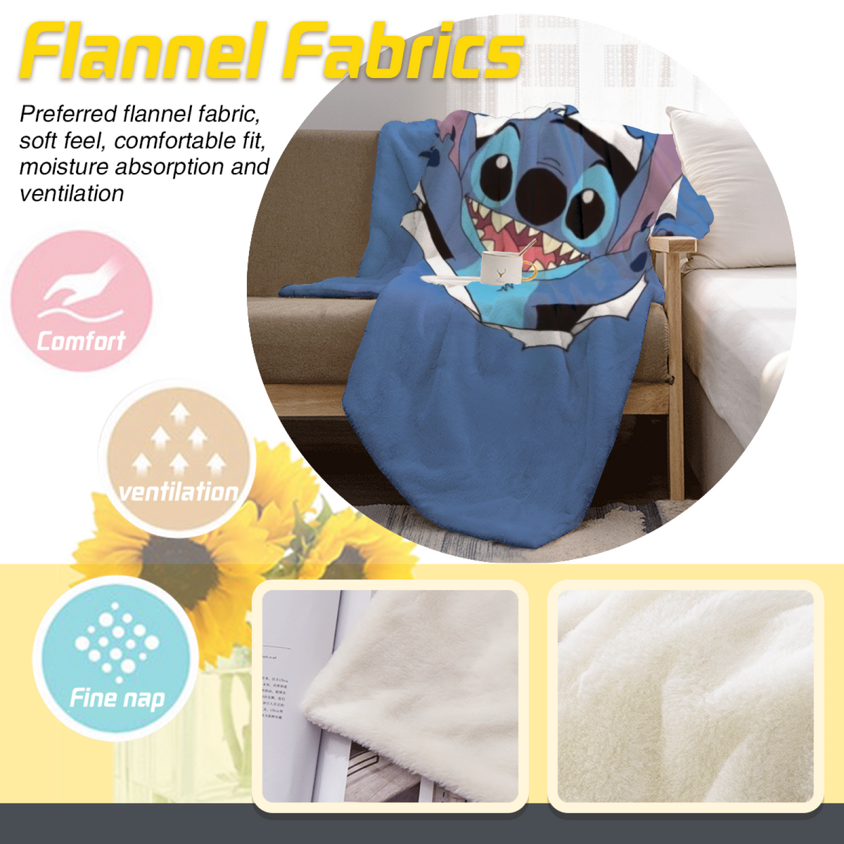 Deep Ocean Electric Tapestry Lightweight Flannel Throw ¨C Contemporary Pattern
