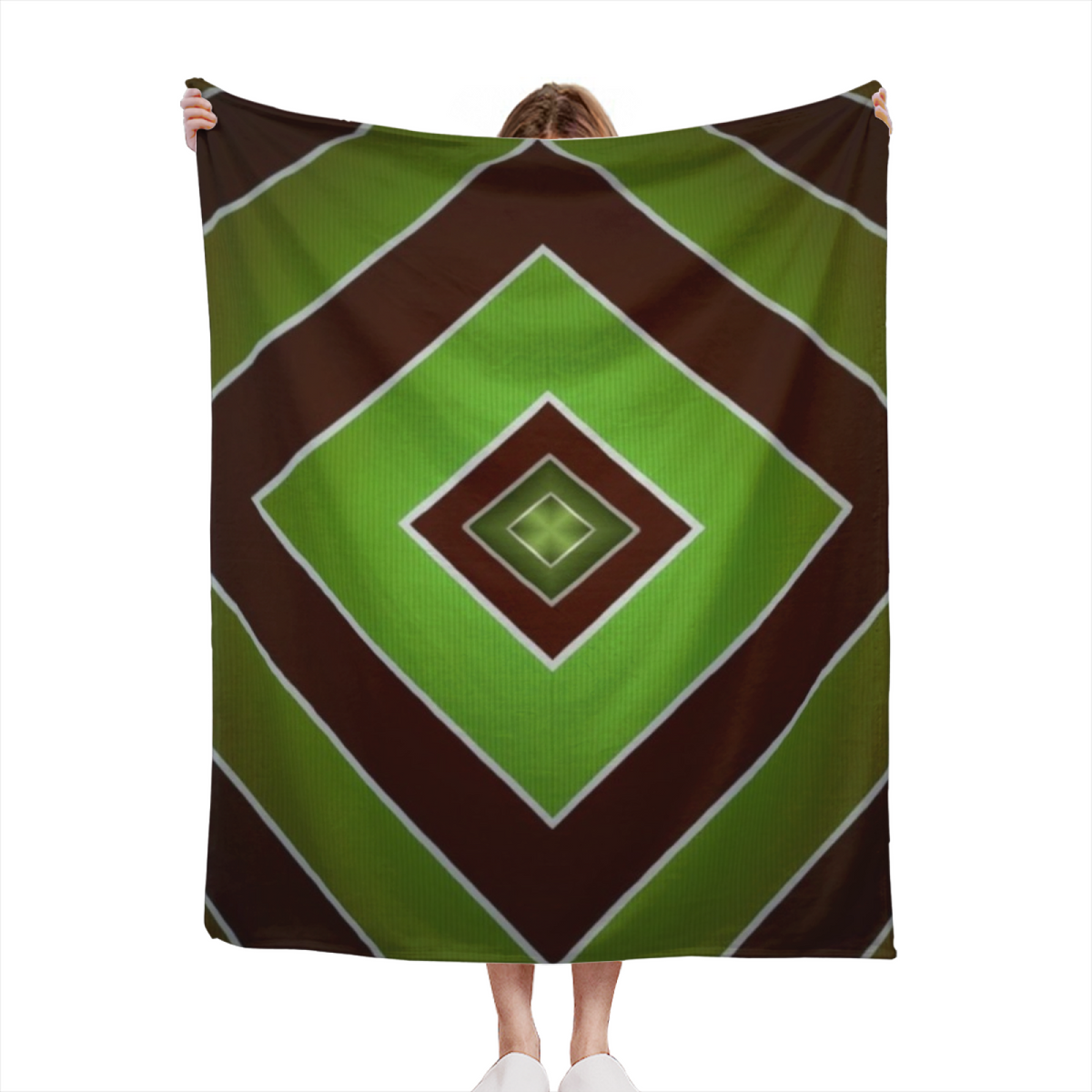 Soft Neutral Amber Reverie Cozy Flannel Bed Blanket