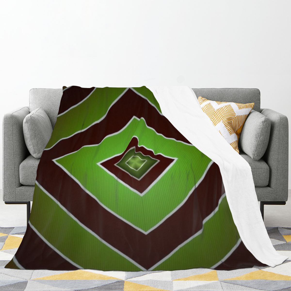 Soft Neutral Amber Reverie Cozy Flannel Bed Blanket