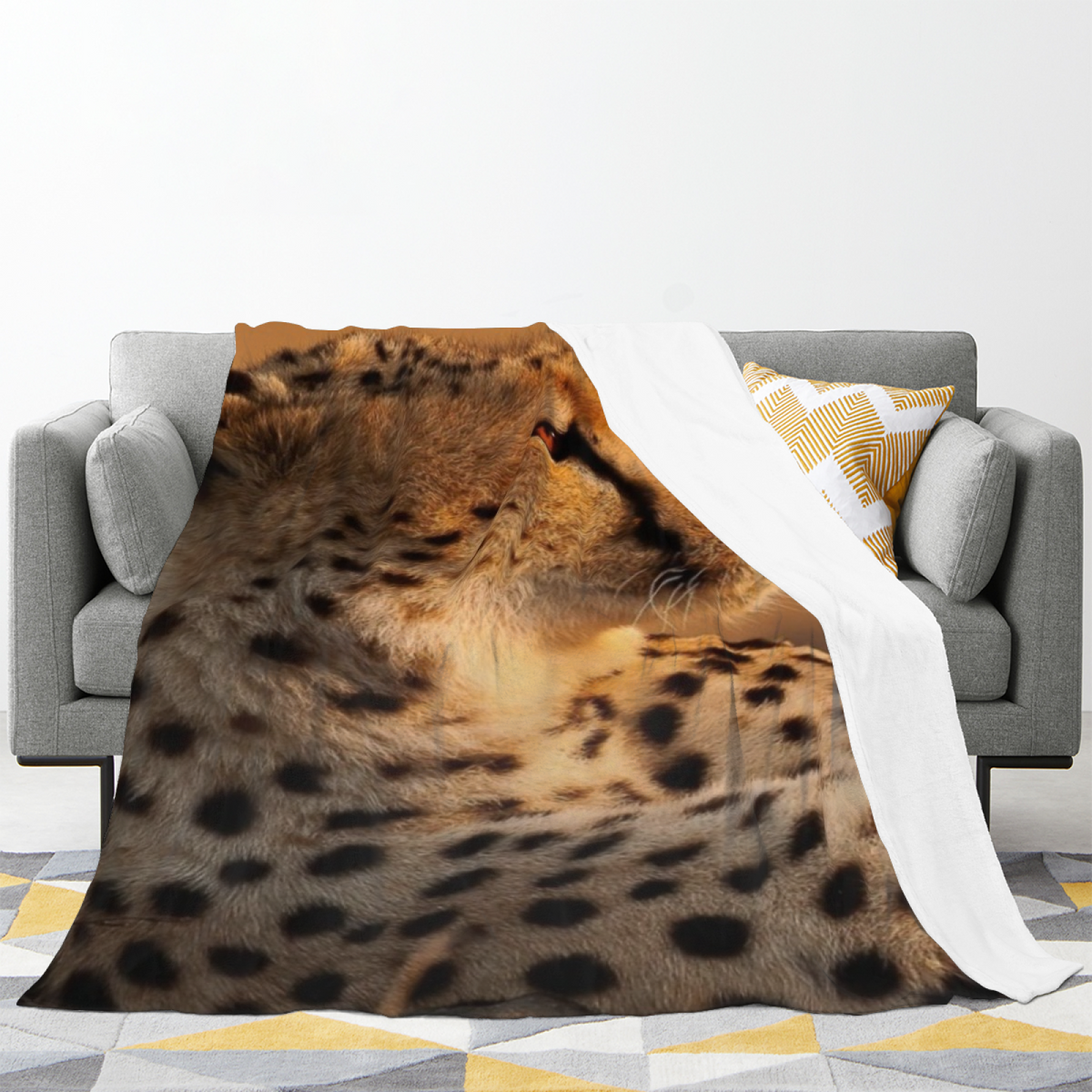 Desert & Rhapsody Playful Graphic All-Season Flannel Blanket