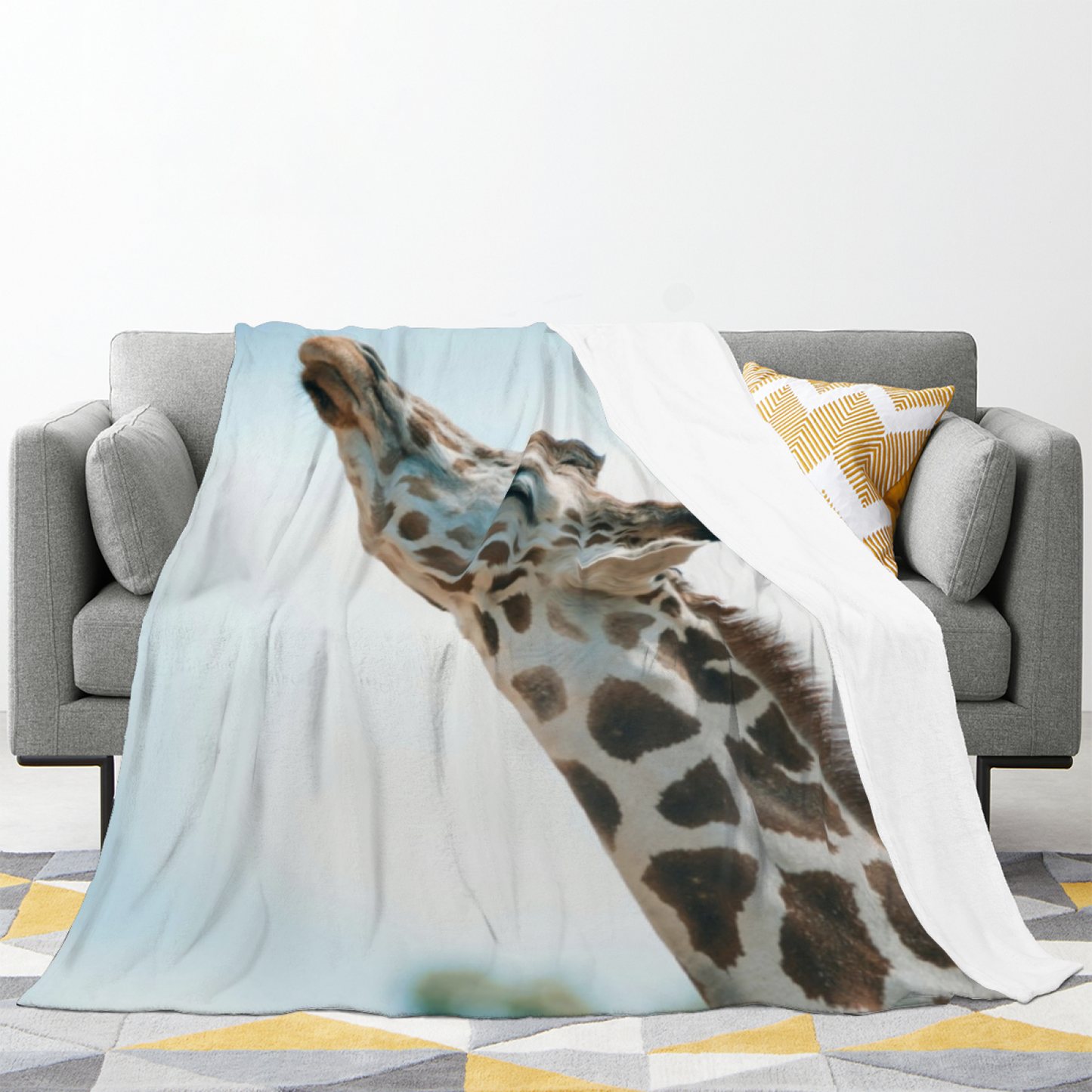 Modern Colorful Throw Blanket ¨C Decorative Artistic Printed Cozy Blanket