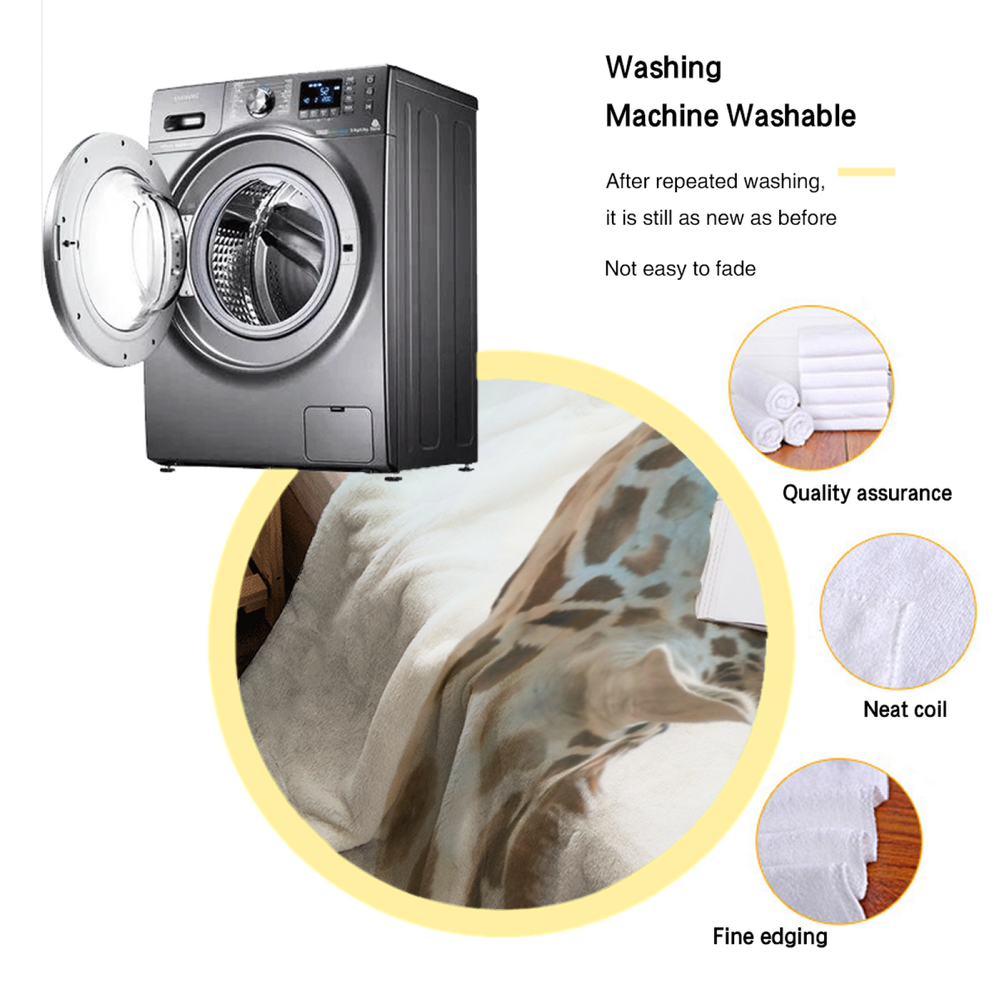 Modern Colorful Throw Blanket ¨C Decorative Artistic Printed Cozy Blanket
