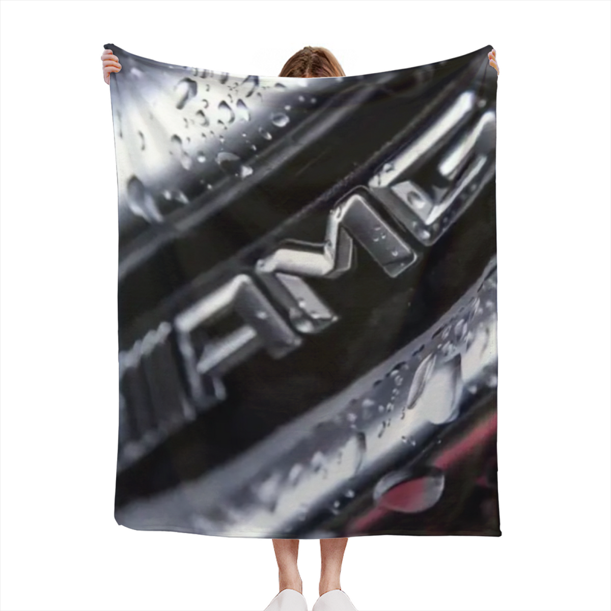 Pastel Multicolor Whimsical Decor Plush Flannel Throw ¨C Luminous Flora Edition