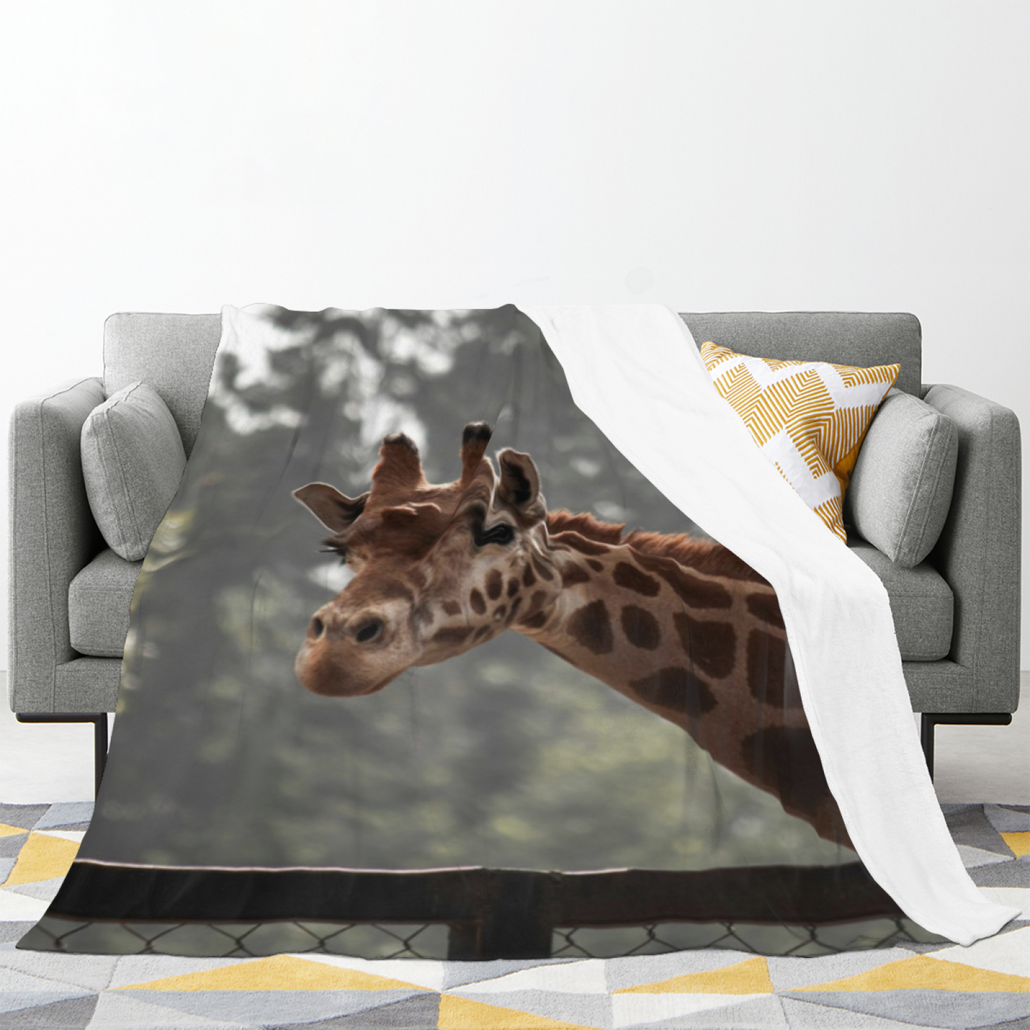 Colorful Abstract Throw Blanket ¨C Artistic Decorative Printed Cozy Blanket