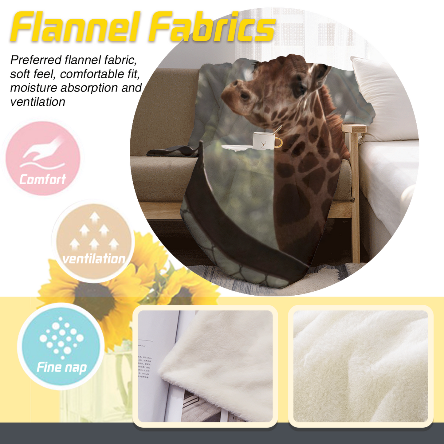 Colorful Abstract Throw Blanket ¨C Artistic Decorative Printed Cozy Blanket