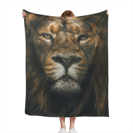 Oceanic Solstice Pastel Multicolor Modern Art Flannel Throw Blanket