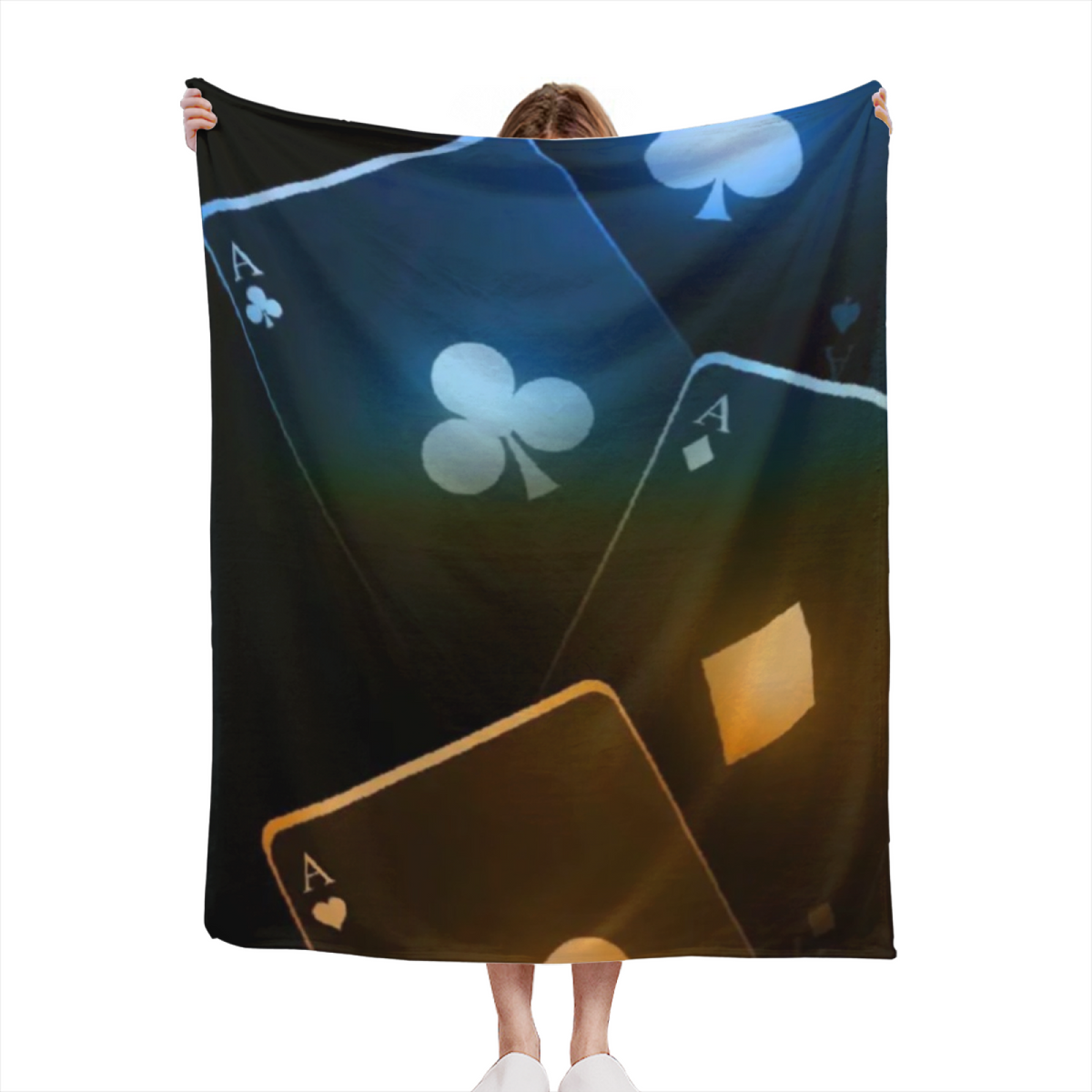 Pastel Multicolor Whimsical Decor All-Season Flannel Blanket ¨C Hazy Spectrum Edition
