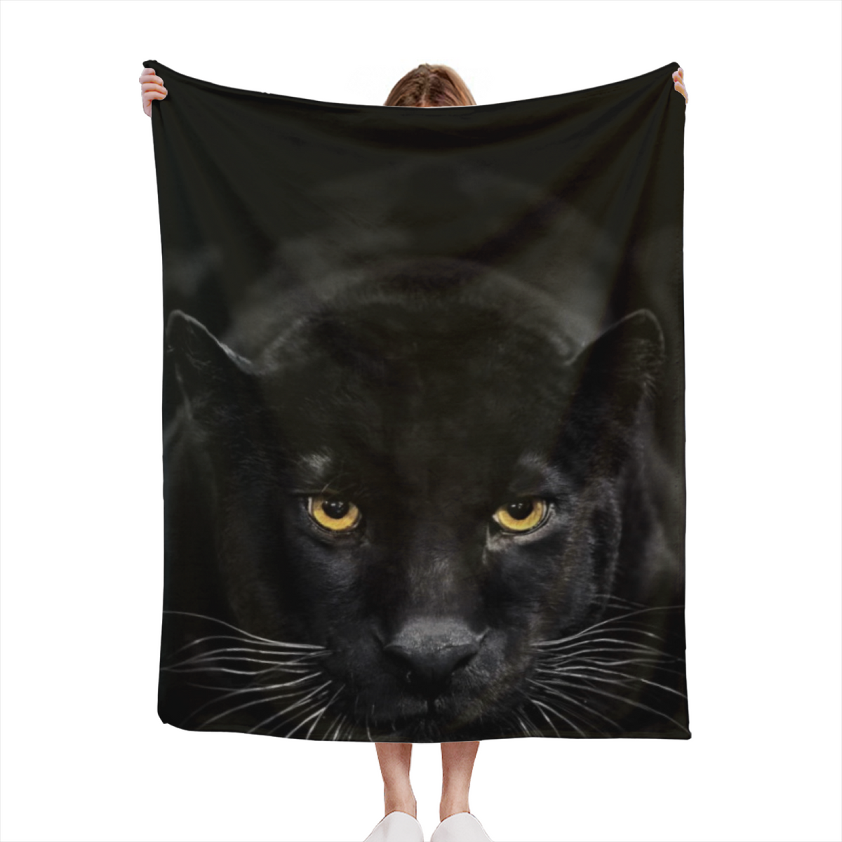 Modern Soft Neutral Orchid Trail Flannel Throw Blanket