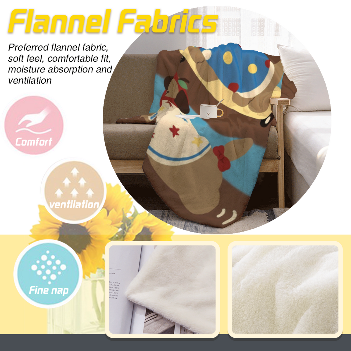 Heather Cove Home Accent Lightweight Flannel Throw ¨C Warm Coral