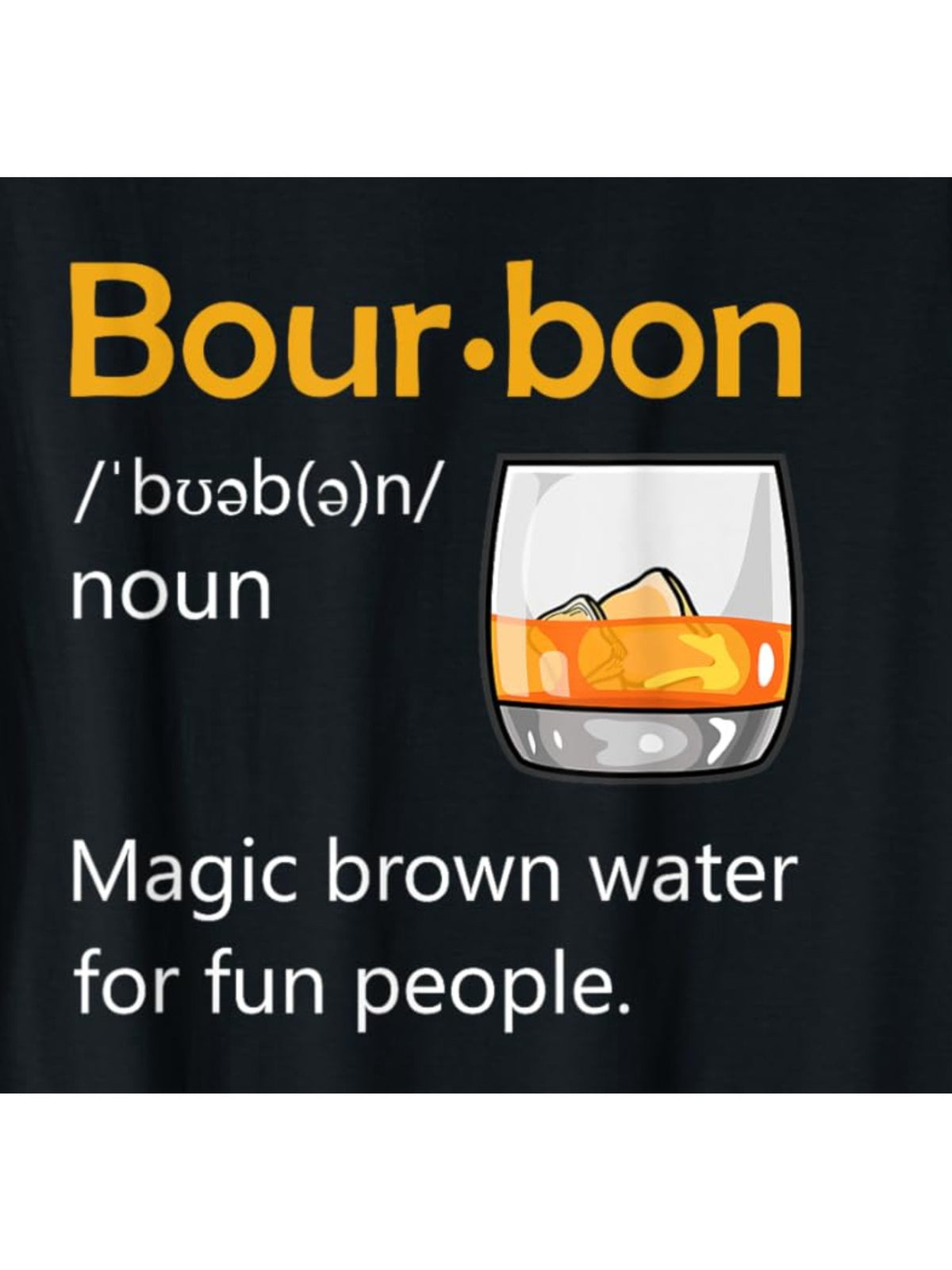 Bourbon Humor Vintage Print Men's T-Shirt - 100% Cotton, Comfortable & Stylish Summer Tee for Casual Attire, Machine Washable