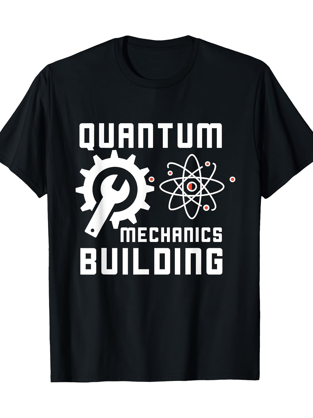 Quantum Physics Quantum Mechanics Building Physicist T-shirt 100% Cotton 180g