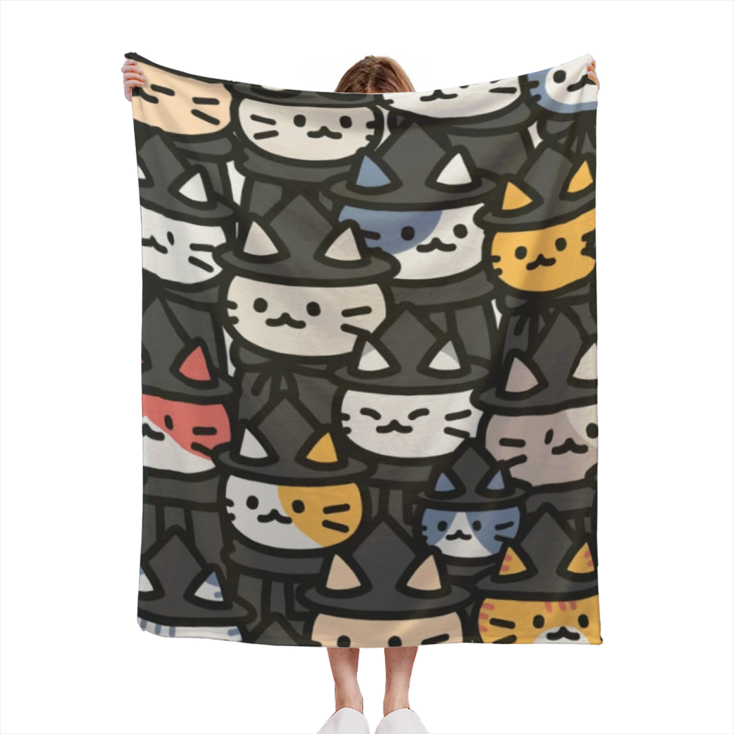 Abstract Decorative Throw Blanket ¨C Artistic Modern Colorful Design